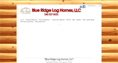 Desktop Screenshot of blueridgeloghome.com