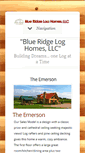 Mobile Screenshot of blueridgeloghome.com